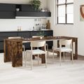 vidaXL Jedálenský stôl 240 x 85 x 75 cm Kompozitné drevo Dymový dub