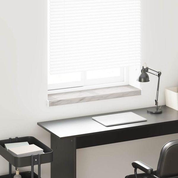 vidaXL Parapetné dosky Mramorová textúra 60 x 20 x 4,5 cm PVC