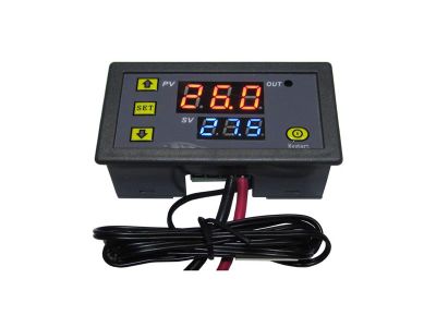 Digitálny termostat W3230, -55 až 120 °C, napájenie 230 VAC