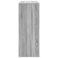 vidaXL Barový stôl s policami sivý sonoma 90x40x103,5 cm kompoz. drevo