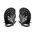 Plavecké pádla AquaFlow Black - GymBeam, veľkosť S