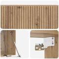 vidaXL Nástenná TV skrinka 98 x 31 x 30 cm Dub artisan