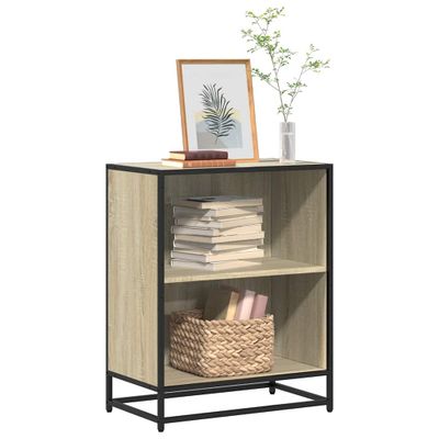 vidaXL Knižnica dub sonoma 60x35x76 cm kompozitné drevo