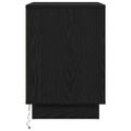 vidaXL Nočný stolík 2 ks Čierny dub 50 x 34,5 x 50 cm Kompozitné drevo