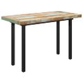vidaXL Jedálenský stôl, nohy v tvare I 120x60x77 cm, recyklovaný masív