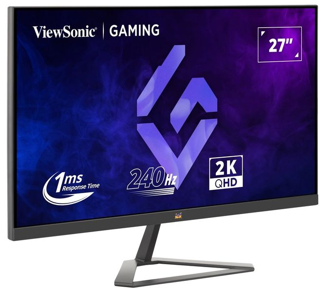 POŠKOZENÝ OBAL - ViewSonic VX2758A-2K-PRO - 3 / 27"/ IPS/ 16:9/ 2560x1440/ 1 ms/ 240Hz/ 300cd/m2/ 2xHDMI / DP/ FreeSync LED monitor, herní, 27", IPS, 2560×1440, 16:9, 240Hz, 1ms, 300cd/m2, 1000:1, 2× HDMI, DisplayPort, en. tr. F, cerný - POŠKOZENÝ O