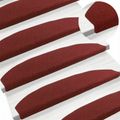 vidaXL Samolepiace schodové rohože 15 ks 80 x 24,5 x 3,5 cm