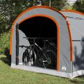 vidaXL Stan 268 x 240 x 191 cm Vodoodolný Sivá a oranžová Polyester