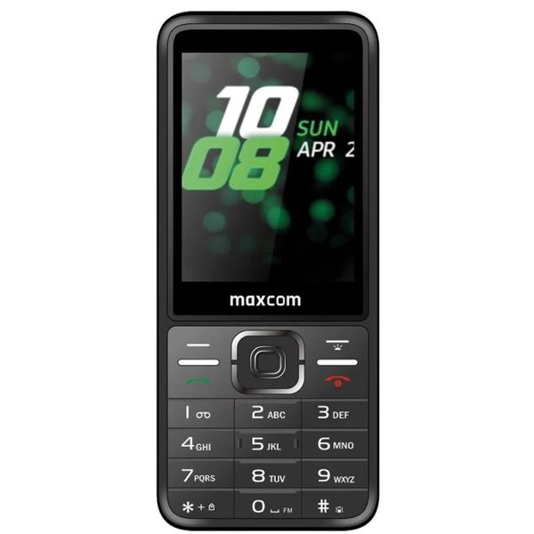 MAXCOM MM244 SE, Telefón DUAL Sim, čierny