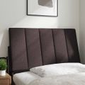 vidaXL Vankúš na čelo postele Hanko tmavohnedý 80 cm látka