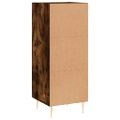 vidaXL Komoda dymový dub 34,5x34x90 cm spracované drevo