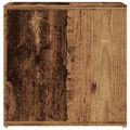 vidaXL Box Zásuvka Old Wood 40,5x40x40 cm Engineered Wood