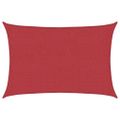 vidaXL Tieniaca plachta 160 g/m² červená 2,5x3,5 m HDPE