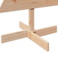 vidaXL Drevený vianočný stromček na dekoráciu 120 cm masívna borovica