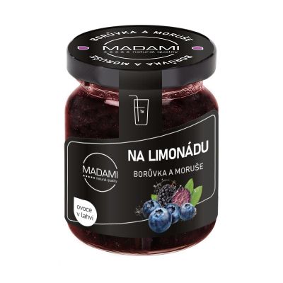 Čučoriedka & moruša 55 ml: ovocie na limonádu