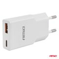 Sieťová nabíjačka 230V 20W GaN USB-C USB-A AMiO-04838