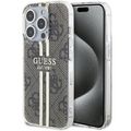 Puzdro Guess pre iPhone 15 Pro Max 6,7" GUHCP15XH4PSEGW hnedá HC IML 4G GOLD STRIPE