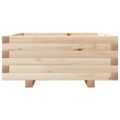 vidaXL Záhradný kvetináč 60x60x26,5 cm masívna borovica