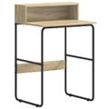 vidaXL Stôl s úložným priestorom Dub sonoma 60 x 50 x 91 cm