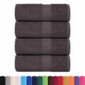 vidaXL Utierky FROGN 4 ks antracitové 15x21 cm 360 g/m²