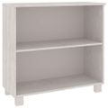 vidaXL Komoda HAMAR, biela 85x35x80 cm, borovicový masív