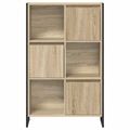 vidaXL Knižnica 68 x 30 x 108.5 cm Kompozitné drevo Sonoma