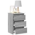 vidaXL Nočné stolíky 2ks sivý dub sonoma 40x35x62,5cm spracované drevo