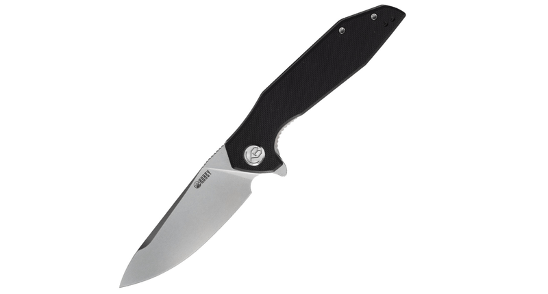 Kubey KU117A Nova vreckový nôž 9,2 cm, Bead Blasted, čierna, G10