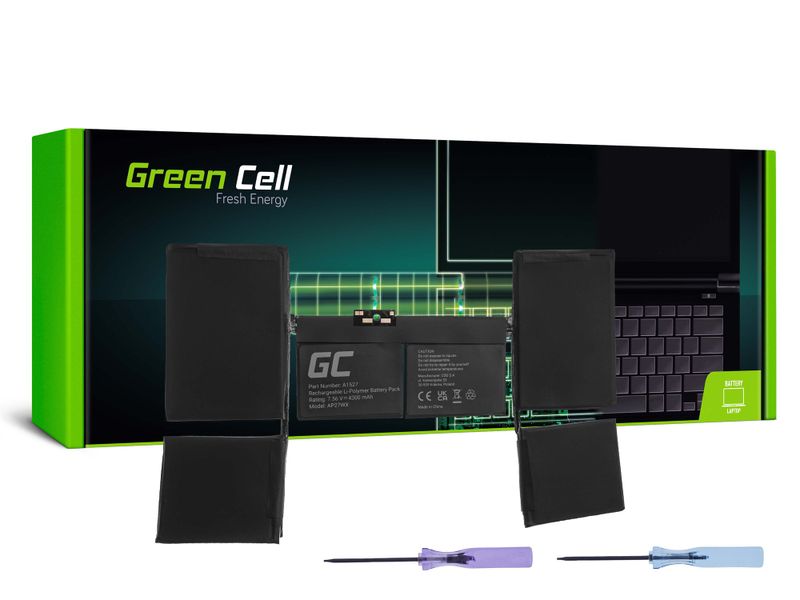Green Cell AP27WX batéria A1527 pre Apple MacBook 12 A1534 (začiatok r. 2015 a 2016, polovica 2017)