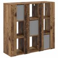 vidaXL Servírovacia skriňa Staré drevo 88,5 x 29 x 84,5 cm