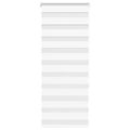 vidaXL Zebra roleta biela 60x150 cm šírka látky 55,9 cm polyester