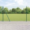 vidaXL Hexagonálne oplotenie s betónovým podstavcom 10 x 1,6 m Zelená