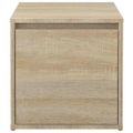 vidaXL Box so zásuvkou, dub sonoma 40,5x40x40 cm, kompozitné drevo