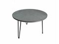 LC-D3-H-0 Luma Concrete Table – Dark Grey, Smooth