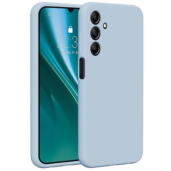 Etteri Silikónové puzdro pre Samsung Galaxy A25 5G (global) svetlomodrá