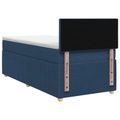 vidaXL Posteľ boxspring s matracom Modrá 80 x 200 cm Látka