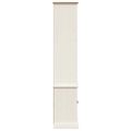 vidaXL Knižnica VIGO biela 85x35x170 cm masívna borovica