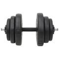 vidaXL Obojručná a jednoručná činka so závažiami 60 kg