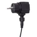 Obdĺžniková bazénová fontána/vodopád s LED, nehrdzavejúca oceľ 60 cm