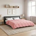 vidaXL Prikrývka na celý rok 200 x 220 cm 4 ročné obdobia Ružová