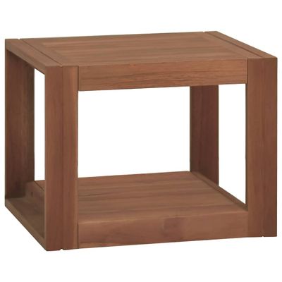 vidaXL Nástenná kúpeľňová skrinka 45x45x35 cm masívne teakové drevo