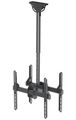 Neomounts Select  NM-C440DBLACK / Flat Screen Ceiling Mount (32-60") / Black Držák, VESA, stropní, pro dva ploché monitory/TV, úhloprícka 32"-60", náklon, otácení, rotace, nosnost 2× 45kg, cerný