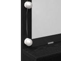 vidaXL Toaletný stolík Čierny dub 80 x 41 x 134,5 cm Kompozitné drevo