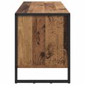 vidaXL Skriňa na topánky 100 x 35 x 44 cm Kompozitné drevo Staré drevo
