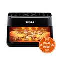 TESLA AirCook DualHeat QD575 XXL - multifunkčná duálna digitálna horúcovzdušná fritéza - takmer nová