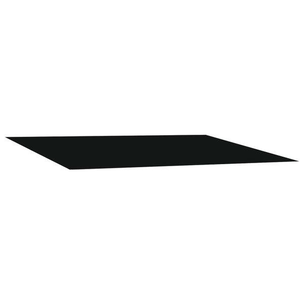 vidaXL Náhradná látka na markízu Čierna 350 x 250 cm Polyester