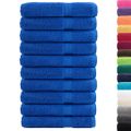 vidaXL Prémiové uteráky do sauny SOLUND 10 ks modré 80x200 cm 600 g/m2