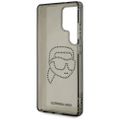 Puzdro Karl Lagerfeld HC IML Rhinestones K Head pre Samsung Galaxy S25 Ultra čierna