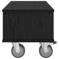 vidaXL TV stolík 68,5 x 35 x 35 cm Čierny dub Kompozitné drevo