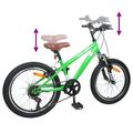 vidaXL Horský Bicykel 20 Palcov 6-Rýchlosť pre deti vo veku 5-8 rokov